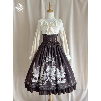Miss Point Spirit Hunter‘s Box High Waist Corset Skirt(Reservation/2 Colours/Full Payment Without Shipping)